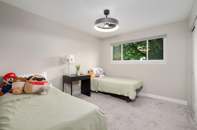 9050 Tamaroa Ter, Skokie, IL 60076 - carpeted bedroom with baseboards