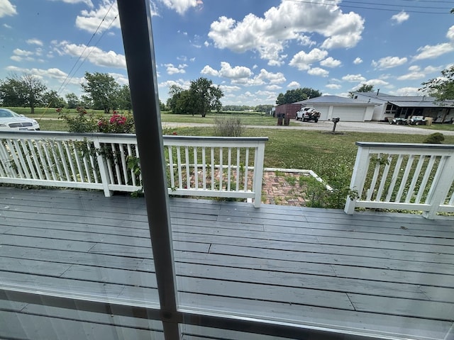 3667 Arthesia St E, Armstrong, IL 61812 - deck with a lawn