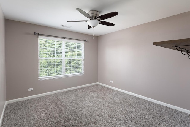 395 Cascade Ln Unit 0, Oswego, IL 60543 - unfurnished room with a ceiling fan and carpet flooring