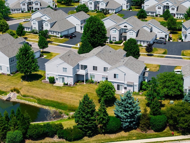 395 Cascade Ln Unit 0, Oswego, IL 60543 - aerial view of residential area featuring a nearby body of water