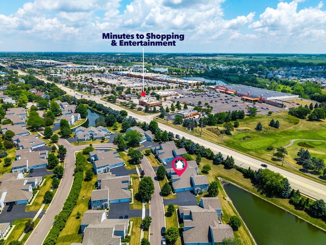 395 Cascade Ln Unit 0, Oswego, IL 60543 - drone / aerial view of a nearby body of water
