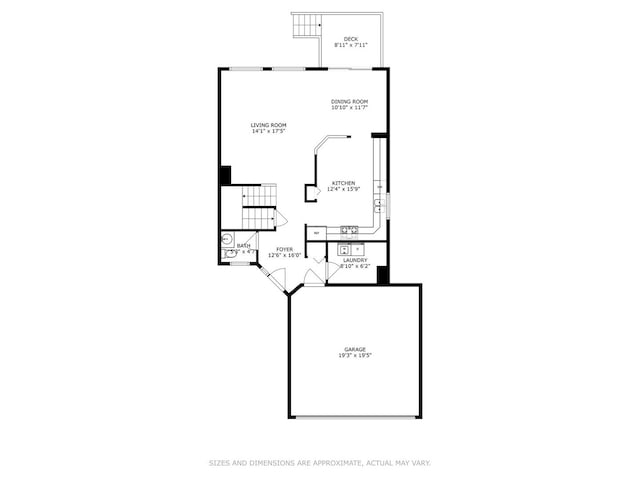 711 Creekside Cir Unit 711, Gurnee, IL 60031 - view of floor plan / room layout