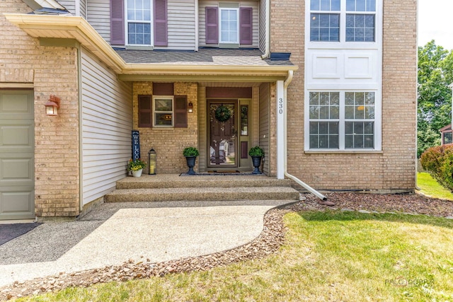 330 Greenview Ln, Lake Villa, IL 60046 - view of exterior entry featuring brick siding