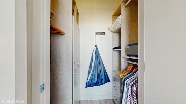 757 N Orleans St Unit 907, Chicago, IL 60654 - spacious closet with wood finished floors