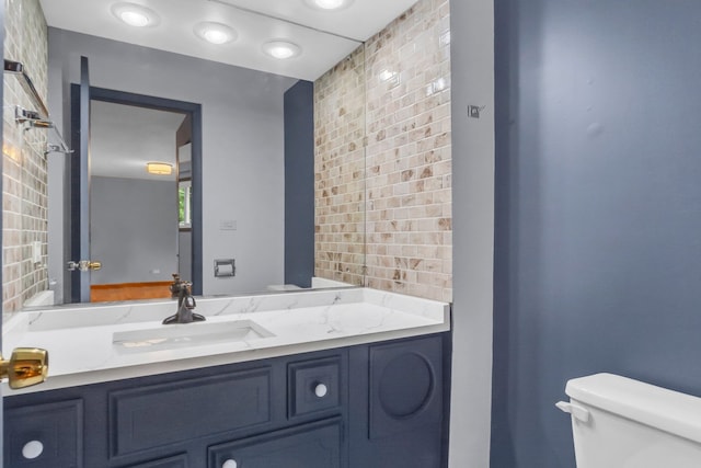 445 Kinkaid Ct, Des Plaines, IL 60016 - bathroom with toilet and vanity