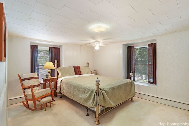3914 N Richmond Rd, Johnsburg, IL 60051 - bedroom with baseboard heating and carpet