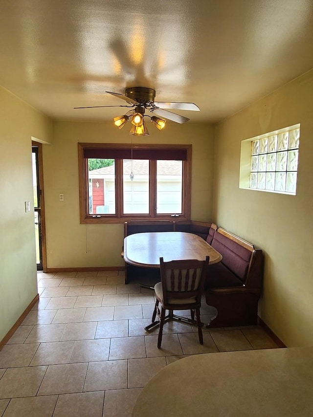 3623 Hawthorne St, Franklin Park, IL 60131 - dining room featuring plenty of natural light, tile patterned floors, and a ceiling fan