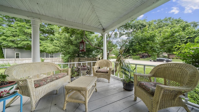 123 E 3rd St, Byron, IL 61010 - view of wooden terrace