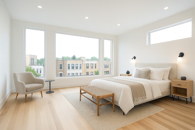 1325 N Artesian Ave Unit 3, Chicago, IL 60622 - bedroom with recessed lighting and wood finished floors
