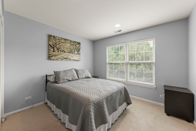 2406 Georgetown Cir, Aurora, IL 60503 - bedroom featuring light carpet and recessed lighting