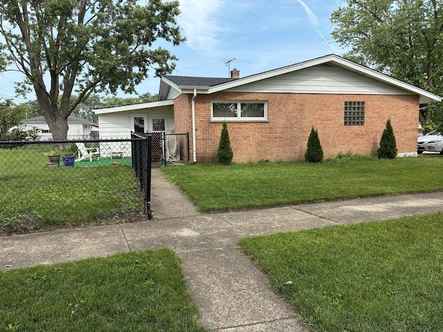 10 Lombard Cir, Lombard, IL 60148 - view of property exterior with a chimney and brick siding