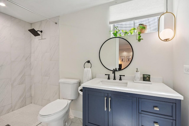 0N467 Cloos Ct, Winfield, IL 60190 - bathroom with vanity and tiled shower
