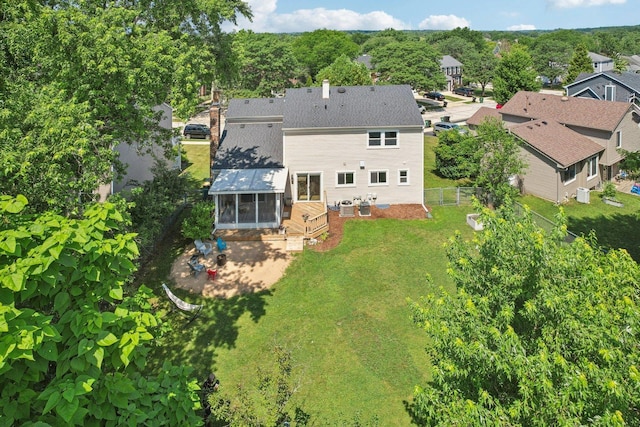 0N467 Cloos Ct, Winfield, IL 60190 - view from above of property