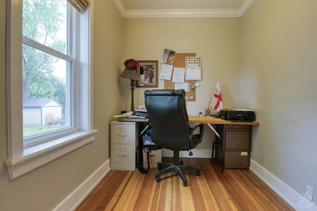 275 N Main St, Crystal Lake, IL 60014 - office space featuring crown molding and wood finished floors