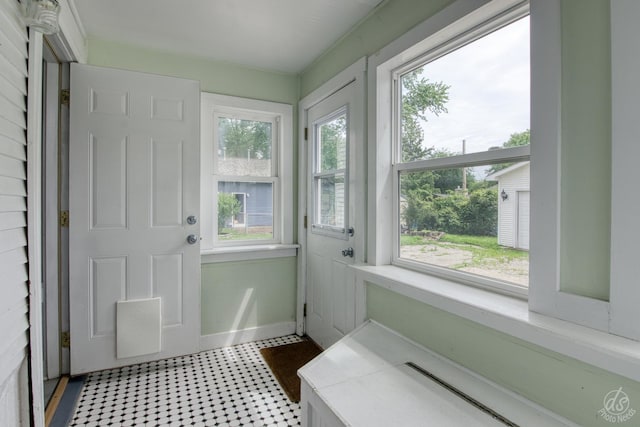 275 N Main St, Crystal Lake, IL 60014 - doorway to outside with baseboards