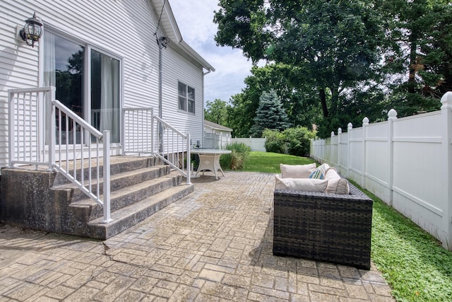 275 N Main St, Crystal Lake, IL 60014 - view of patio / terrace featuring an outdoor living space