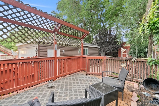 2620 Vermont St, Blue Island, IL 60406 - view of wooden terrace