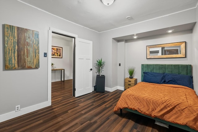 2620 Vermont St, Blue Island, IL 60406 - bedroom featuring dark wood finished floors and recessed lighting