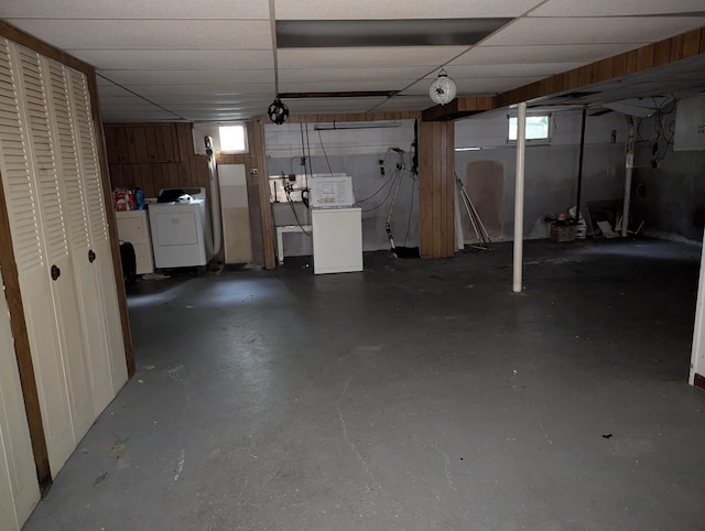 219 W 79th St, Burr Ridge, IL 60527 - basement featuring independent washer and dryer