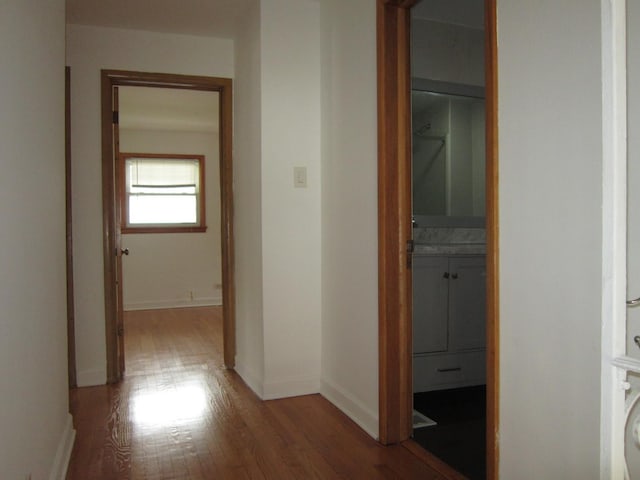 15831 Trumbull Ave, Markham, IL 60428 - hall with wood finished floors and baseboards