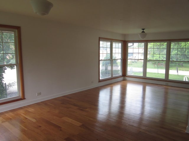 15831 Trumbull Ave, Markham, IL 60428 - unfurnished room featuring plenty of natural light and wood finished floors