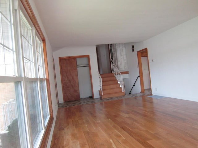 15831 Trumbull Ave, Markham, IL 60428 - unfurnished room featuring light wood finished floors and stairs