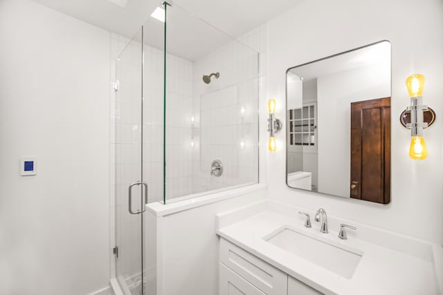 519 N Elmwood Ave, Oak Park, IL 60302 - bathroom with a stall shower and vanity