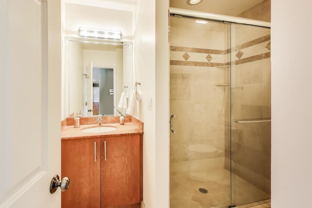 1600 S Wabash Ave Unit 4E, Chicago, IL 60616 - full bath with a stall shower and vanity