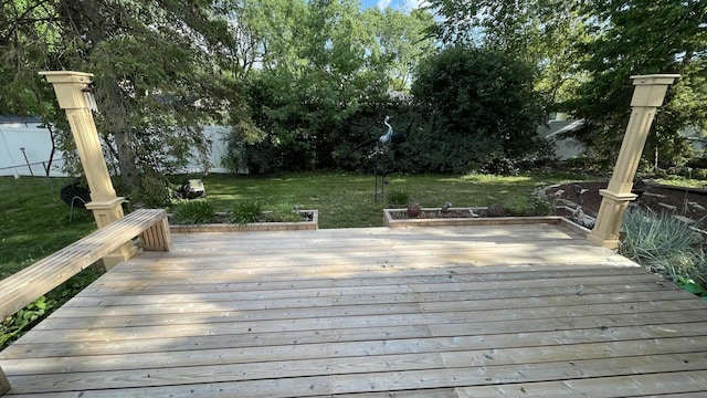 513 Laurel St, Elk Grove Village, IL 60007 - view of wooden deck