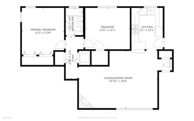 7409 N Seeley Ave Unit 2B, Chicago, IL 60645 - view of home floor plan
