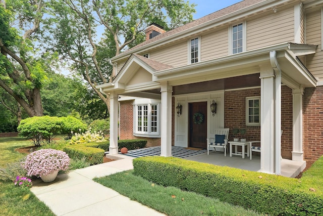 15606 W Sweedler Rd, Manhattan, IL 60442 - view of front of house featuring brick siding and covered porch