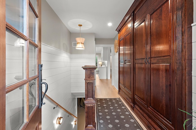 15606 W Sweedler Rd, Manhattan, IL 60442 - hallway with an upstairs landing