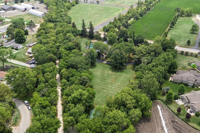 15606 W Sweedler Rd, Manhattan, IL 60442 - aerial view of property's location with rural landscape and nearby suburban area
