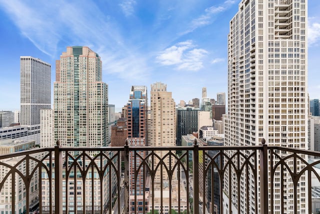 21 E Huron St Unit 3704, Chicago, IL 60611 - balcony with a skyline view