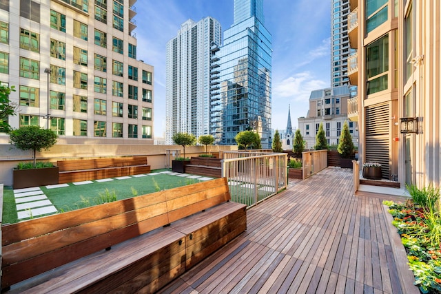 21 E Huron St Unit 3704, Chicago, IL 60611 - view of deck