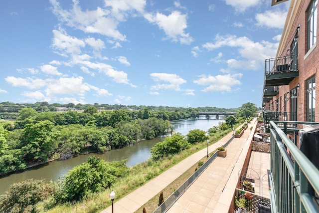 140 S River St Unit 307, Aurora, IL 60506 - water view with a notable bridge