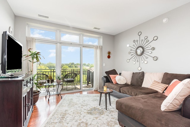 140 S River St Unit 307, Aurora, IL 60506 - living area featuring light wood finished floors