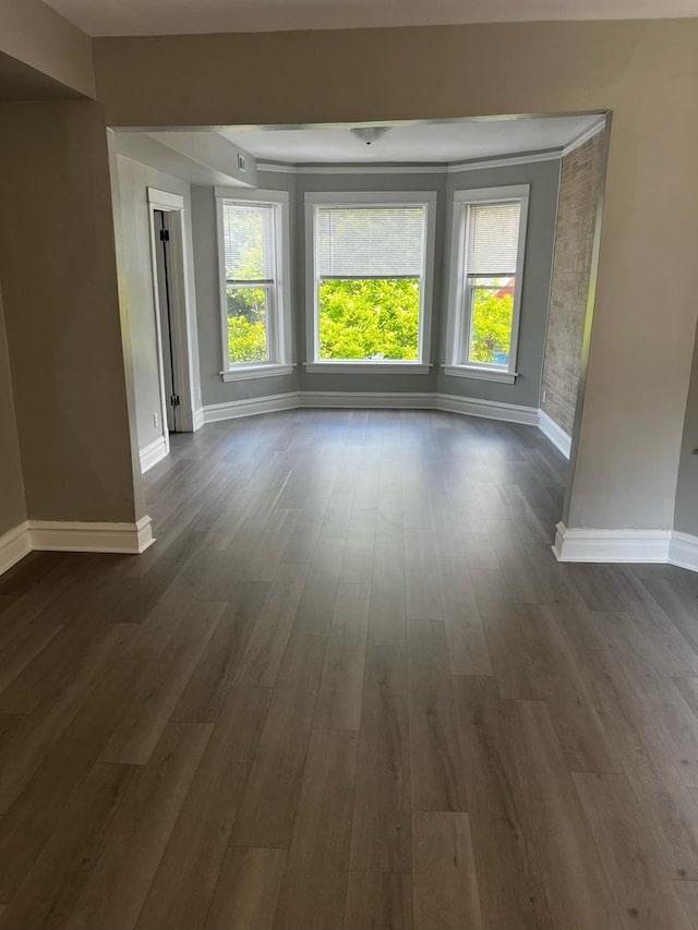 730 N Spaulding Ave, Chicago, IL 60624 - spare room with dark wood-style flooring