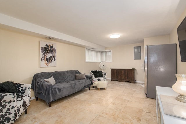 1231 N Hamlin Ave, Park Ridge, IL 60068 - living area featuring electric panel and baseboards