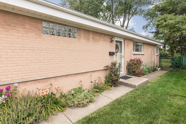 1231 N Hamlin Ave, Park Ridge, IL 60068 - property entrance with brick siding