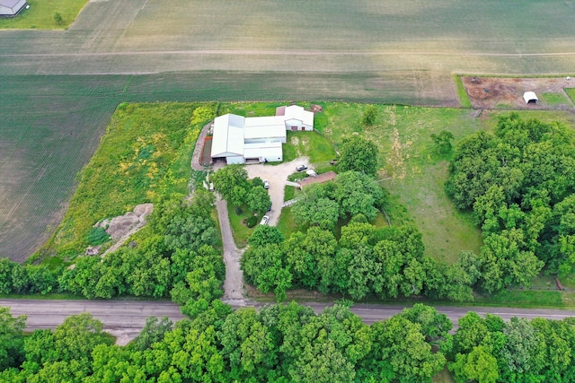 16383 US Highway 52, Newark, IL 60541 - aerial view of property and surrounding area with rural landscape