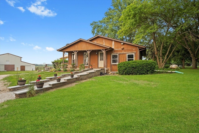 16383 US Highway 52, Newark, IL 60541 - view of front of house featuring a porch and a front yard