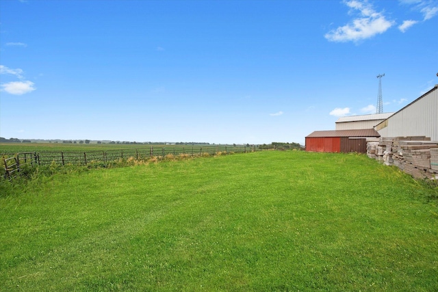 16383 US Highway 52, Newark, IL 60541 - view of yard with an outbuilding, a view of countryside, and a pole building