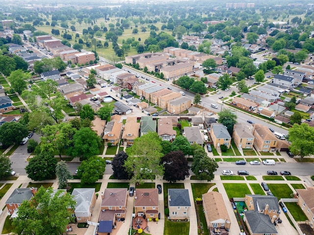 6527 N Onarga Ave, Chicago, IL 60631 - aerial overview of property's location with nearby suburban area