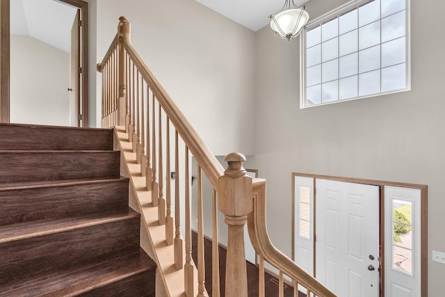 3505 Indian Head Ln, Joliet, IL 60435 - foyer entrance featuring healthy amount of natural light and stairway