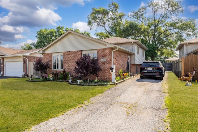 14801 S Harrison Ave, Posen, IL 60469 - view of front of home with asphalt driveway and brick siding