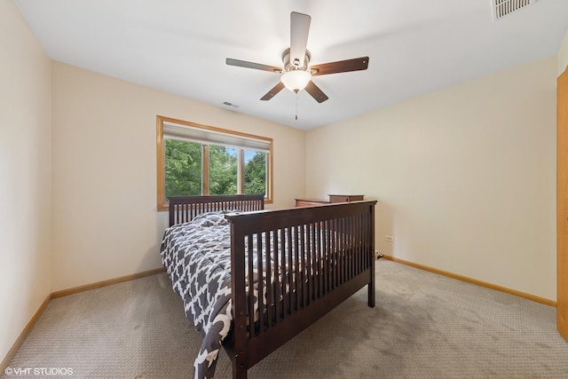 10809 Chaucer Dr, Willow Springs, IL 60480 - bedroom featuring carpet floors and a ceiling fan