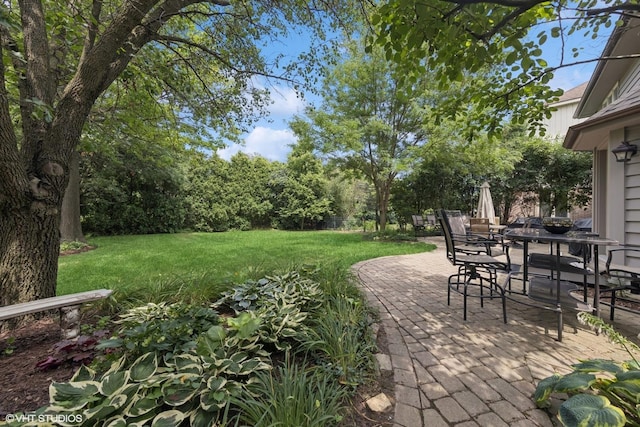 10809 Chaucer Dr, Willow Springs, IL 60480 - view of patio / terrace with outdoor dining area