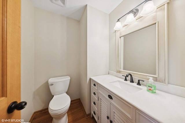 10809 Chaucer Dr, Willow Springs, IL 60480 - bathroom with vanity and wood finished floors