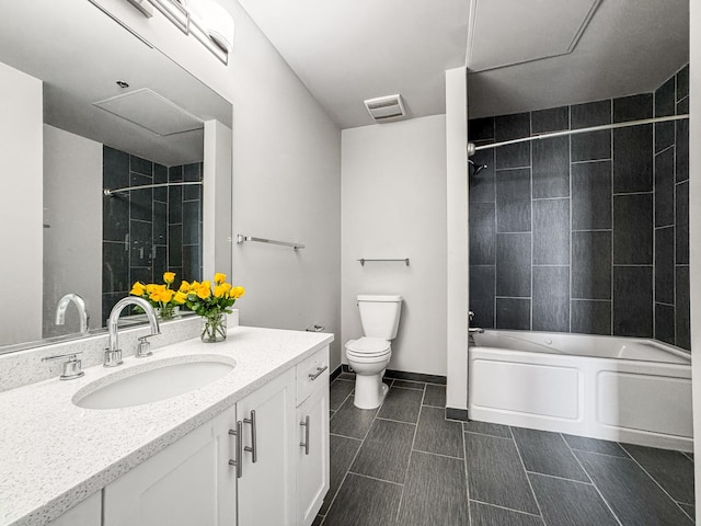 1550 S Blue Island Ave Unit 1125, Chicago, IL 60608 - full bathroom featuring vanity, bathing tub / shower combination, and tile patterned floors